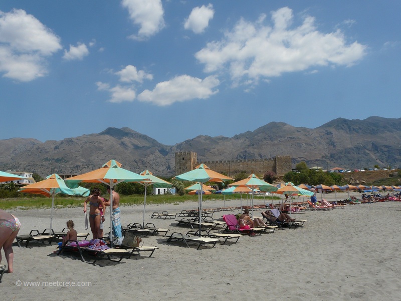 beach at Frangokastello Crete