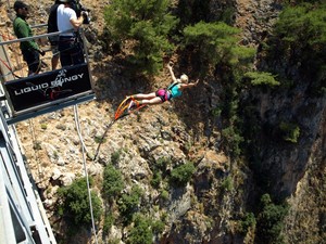 Bungy Aradena Schlucht Kreta
