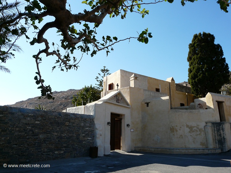 The Rear Preveli Monastery - Entrance