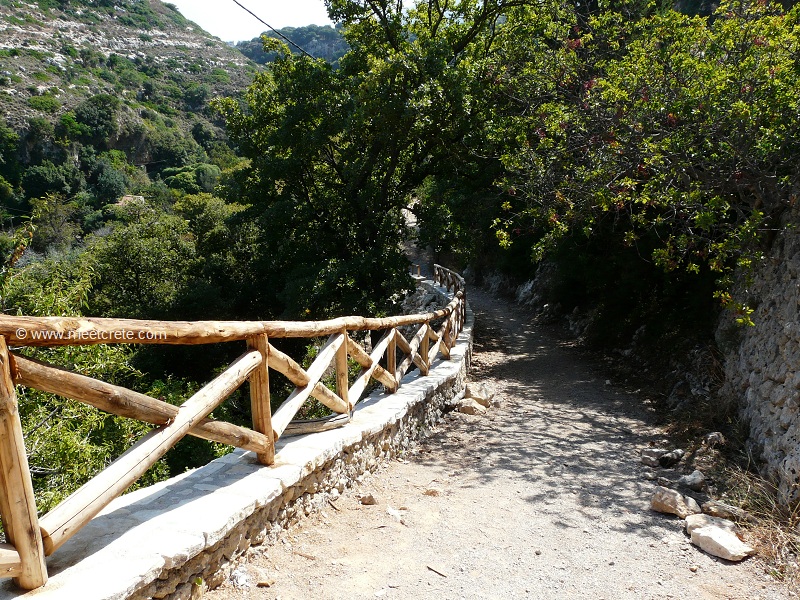 Entrace to the Mili Gorge Rethymnon Crete