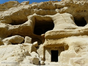 The ancient city of Matala Crete