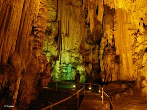 In the cave of Melidoni Crete