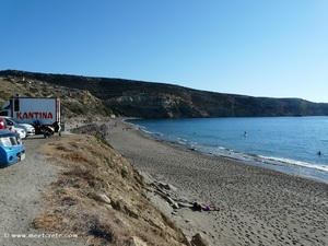 Am Strand von Komos westlich von Matala