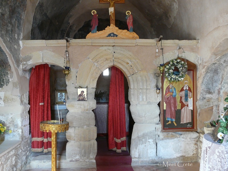In Margarites Kreta - Byzantinische Kirche Agios Ioannis Theologos